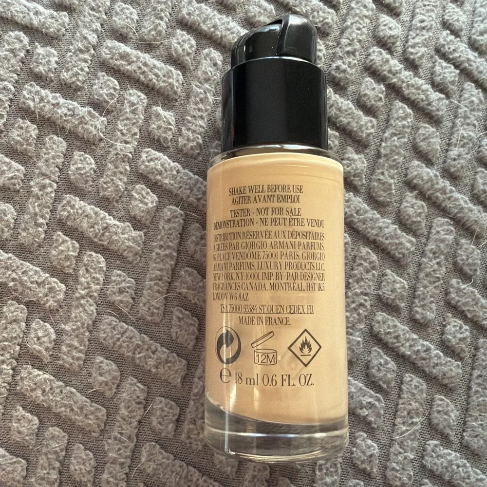 Giorgio Armani Luminous Silk Perfect Glow Flawless Foundation .6floz 18ml Shade6